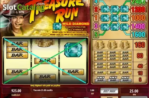Οθόνη4. Treasure Run Κουλοχέρης