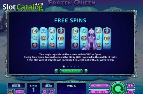 Οθόνη4. Frozen Queen Κουλοχέρης