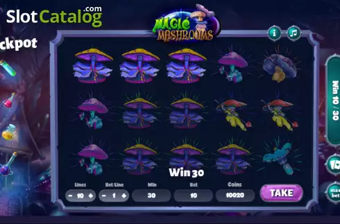 Οθόνη3. Magic Mashrooms Κουλοχέρης
