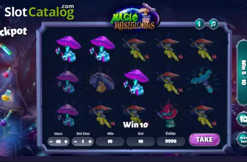 Οθόνη4. Magic Mashrooms Κουλοχέρης