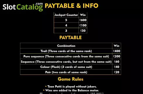 Οθόνη6. Teen Patti (Top Spin Games) Κουλοχέρης