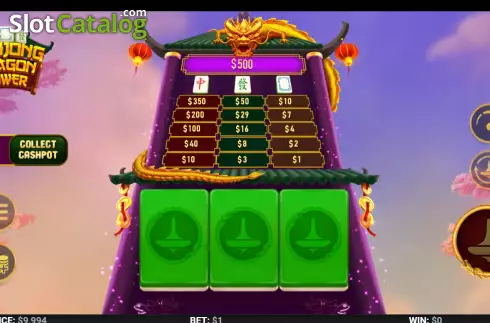 Οθόνη2. Mahjong Dragon Tower Κουλοχέρης 