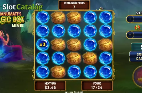 Οθόνη2. Bhanumati's Magic Box Mines Κουλοχέρης