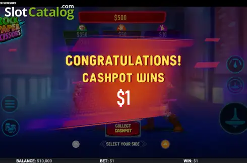 Οθόνη3. Rock Paper Scissors (Top Spin Games) Κουλοχέρης