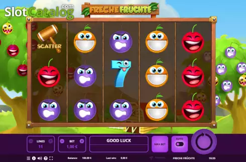 Οθόνη2. Freche Früchte Κουλοχέρης