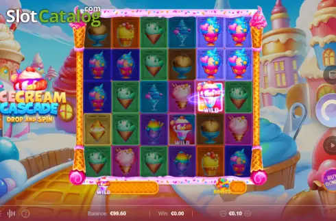 Οθόνη3. Ice Cream Cascade Drop and Spin Κουλοχέρης