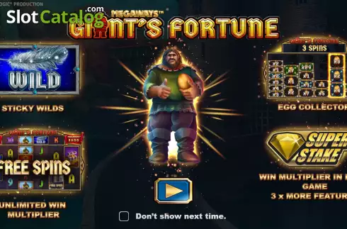Οθόνη2. Giant’s Fortune Megaways Κουλοχέρης