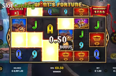 Οθόνη6. Giant’s Fortune Megaways Κουλοχέρης