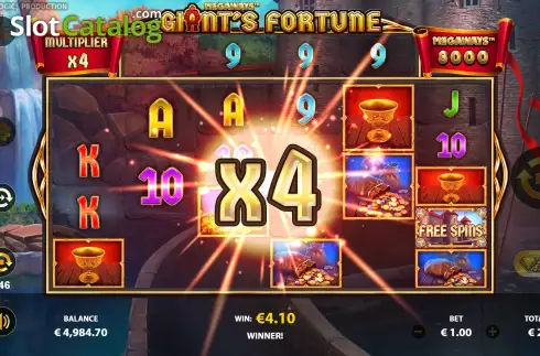Οθόνη7. Giant’s Fortune Megaways Κουλοχέρης