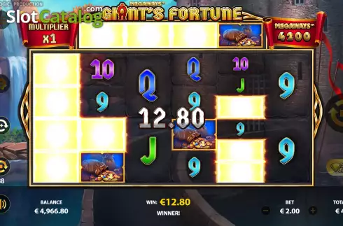 Οθόνη8. Giant’s Fortune Megaways Κουλοχέρης