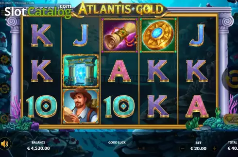 Οθόνη3. Atlantis Gold (Touchstone Games) Κουλοχέρης