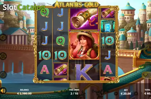 Οθόνη7. Atlantis Gold (Touchstone Games) Κουλοχέρης