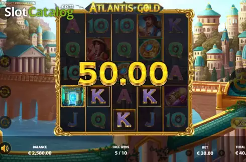 Οθόνη8. Atlantis Gold (Touchstone Games) Κουλοχέρης