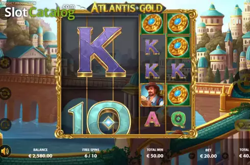 Οθόνη9. Atlantis Gold (Touchstone Games) Κουλοχέρης
