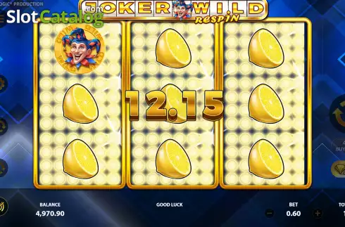 Οθόνη5. Joker Wild Respin Κουλοχέρης
