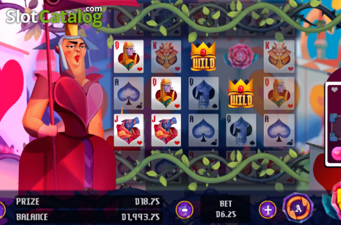 Οθόνη3. Red Queen in Wonderland Κουλοχέρης