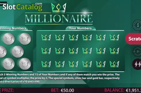 Οθόνη2. Millionaire Κουλοχέρης