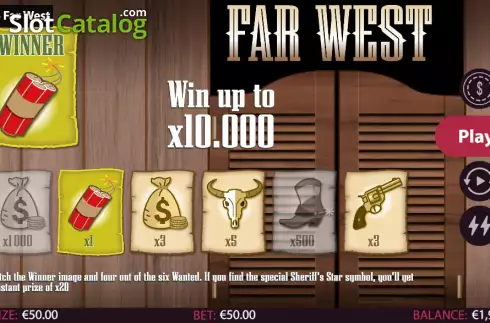 Οθόνη3. Far West Κουλοχέρης