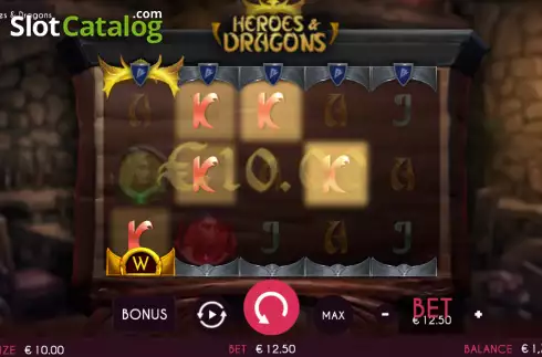 Οθόνη3. Heroes & Dragon Κουλοχέρης 