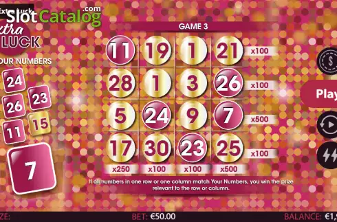 Οθόνη3. Extra Luck Κουλοχέρης