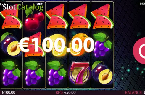 Οθόνη3. Hot Fruits 5 (Triple Cherry) Κουλοχέρης 
