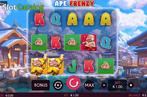 Οθόνη2. Ape Frenzy Κουλοχέρης 