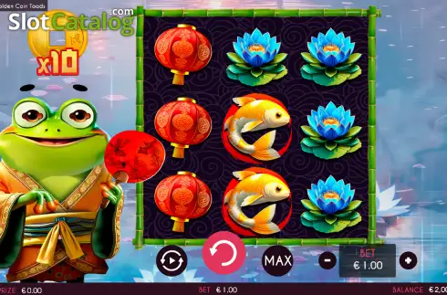 Οθόνη2. Golden Coin Toads Κουλοχέρης 