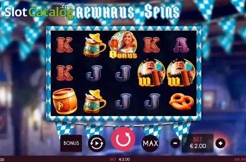 Οθόνη2. Brewhaus Spins Κουλοχέρης