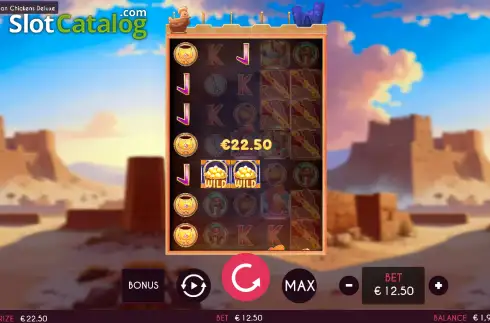 Οθόνη3. Trojan Chickens Deluxe Κουλοχέρης