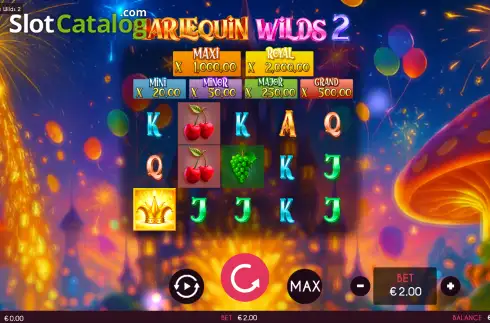 Οθόνη2. Harlequin Wilds 2 Κουλοχέρης
