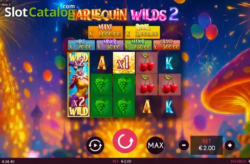 Οθόνη3. Harlequin Wilds 2 Κουλοχέρης
