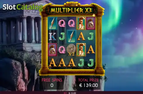 Οθόνη3. Wisdom of Athena (Triple Cherry) Κουλοχέρης 