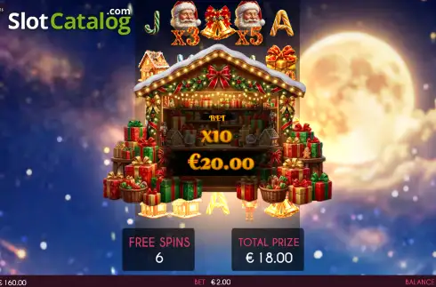 Οθόνη3. Festive Spins Κουλοχέρης
