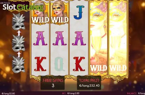 Οθόνη3. Masquerade Fortune Κουλοχέρης