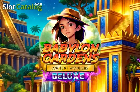Babylon Gardens Ancient Wonders Deluxe Λογότυπο Babylon Gardens Ancient Wonders Deluxe Λογότυπο
