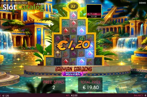 Οθόνη3. Babylon Gardens Ancient Wonders Deluxe Κουλοχέρης