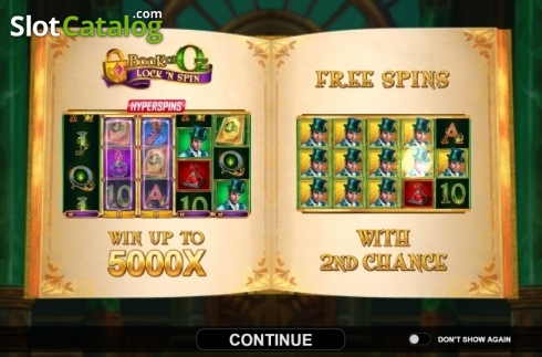 Οθόνη2. Book of Oz Lock 'N Spin Κουλοχέρης