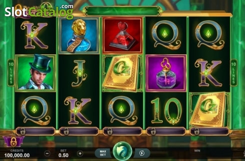 Οθόνη3. Book of Oz Lock 'N Spin Κουλοχέρης