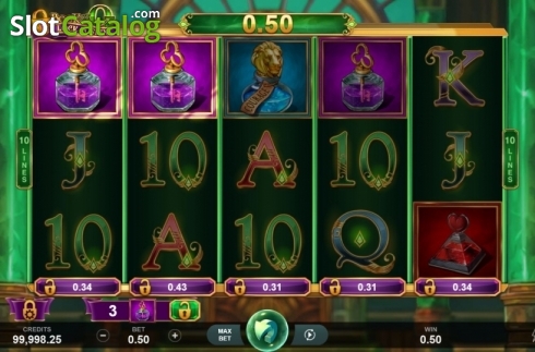 Οθόνη4. Book of Oz Lock 'N Spin Κουλοχέρης