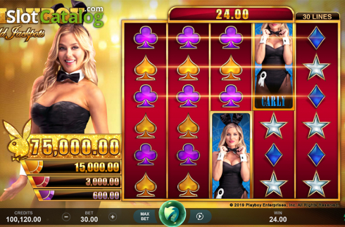 Οθόνη7. Playboy Gold Jackpots Κουλοχέρης