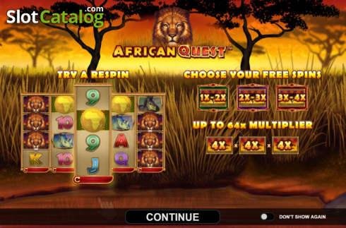 Οθόνη2. African Quest Κουλοχέρης