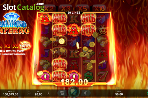 Οθόνη3. Diamond Inferno Κουλοχέρης 