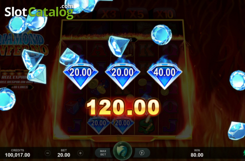 Οθόνη4. Diamond Inferno Κουλοχέρης 