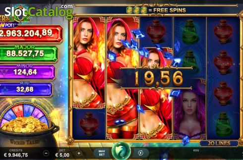 Οθόνη5. Sisters of OZ WowPot Κουλοχέρης