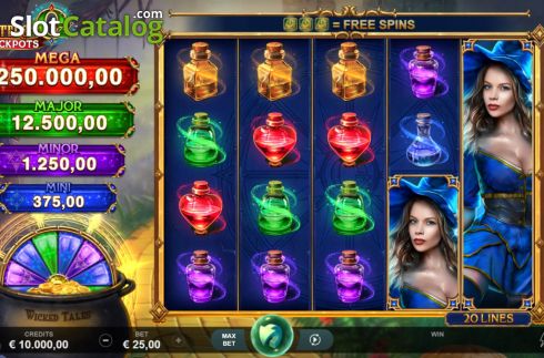 Οθόνη2. Sisters of Oz Jackpots Κουλοχέρης