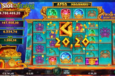 Οθόνη7. Ancient Fortunes Poseidon WowPot Megaways Κουλοχέρης