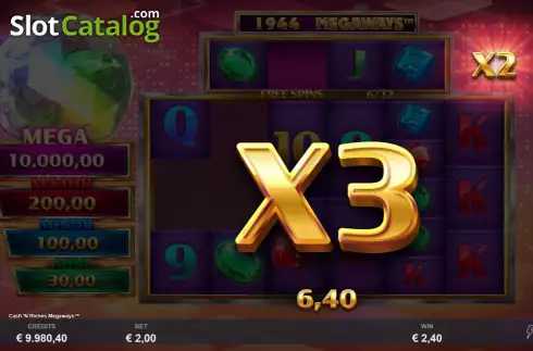 Οθόνη8. Cash 'N Riches Megaways Κουλοχέρης