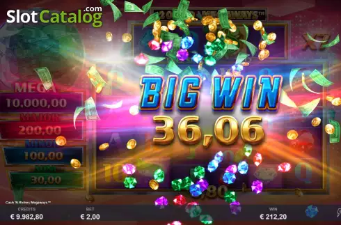 Οθόνη9. Cash 'N Riches Megaways Κουλοχέρης