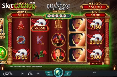 Οθόνη3. The Phantom of the Opera Link and Win Κουλοχέρης