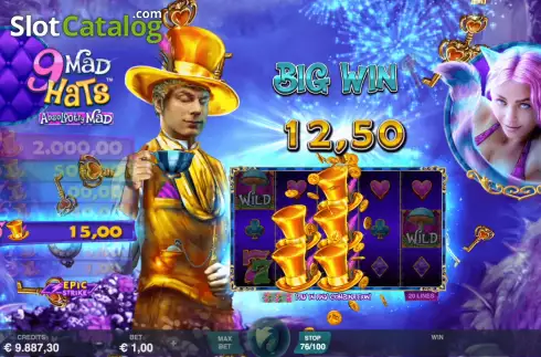 Οθόνη5. 9 Mad Hats Κουλοχέρης